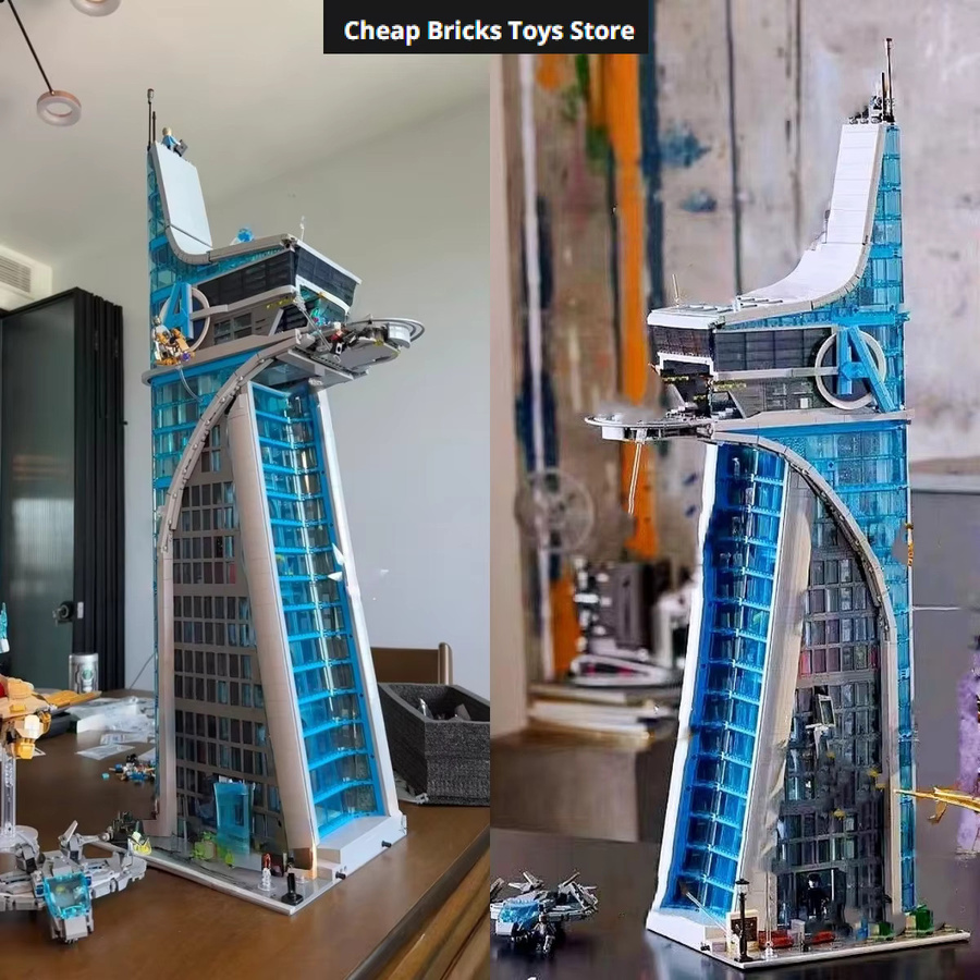Potdemiel Avengers Tower, Bausteine-Displaymodell, Marvel - Bild 3