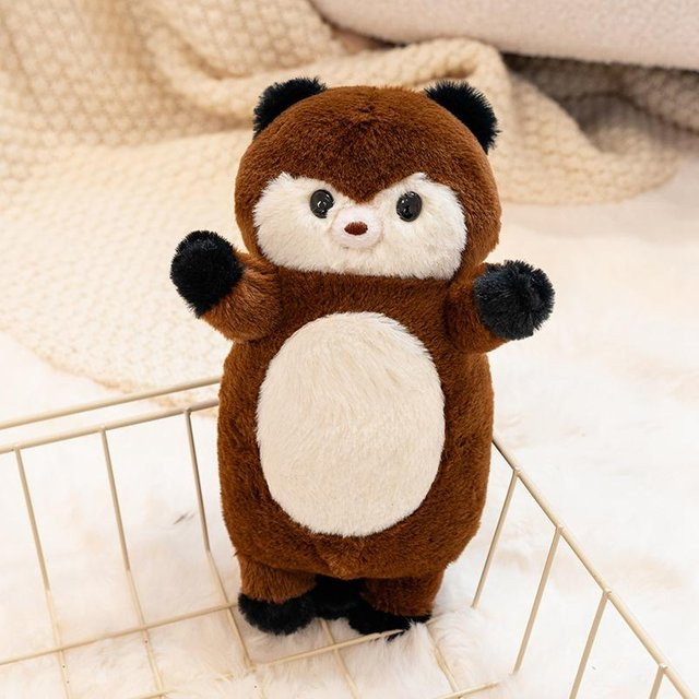 Yiran toy Plüschtier Fuchs Waschbär Bär, mit Geräusch, ab 14 Jahren - Bild 1