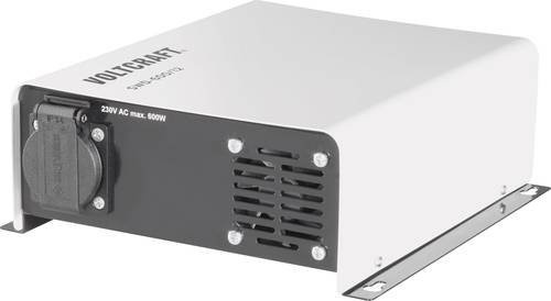 Voltcraft Wechselrichter SWD-600/12 600W 12 V/DC zu 230 V/AC in Weiß mit Fernbedienung - Bild 1
