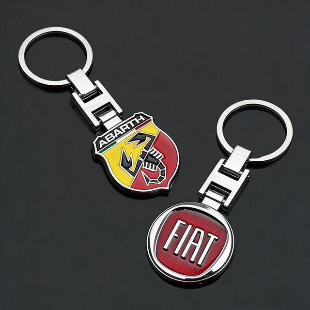 Schlüsselanhänger Fiat, Zinklegierung, Unisex - Bild 1