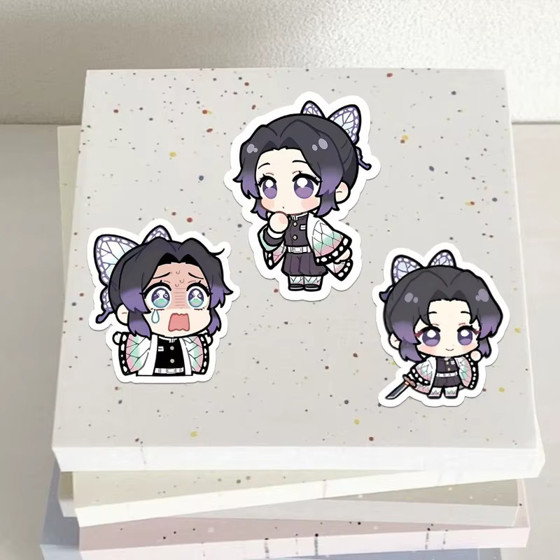 Bandai Demon Slayer Kochou Shinobu Anime Aufkleber, wasserfeste dekorative Kunst-Sticker in Multicolour für dein DIY Journal - Bild 3