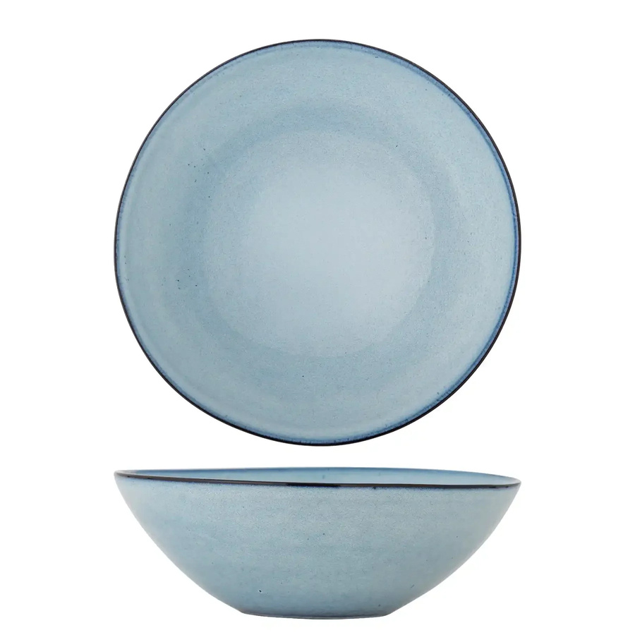 Bloomingville Steingutschale Sandrine Blau Durchmesser: 26 cm - Bild 1