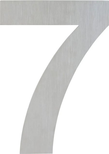 AnsaPro Hausnummer 7 aus Edelstahl in Silber - Bild 1