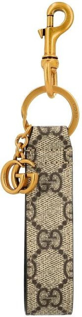 Gucci Schlüsselanhänger Supreme Ophidia Gg, beige, Unisex - Bild 1