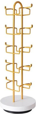 oulianshi Sonnenbrillen-Organizer Metall, 5 Schichten, goldgelb - Bild 1