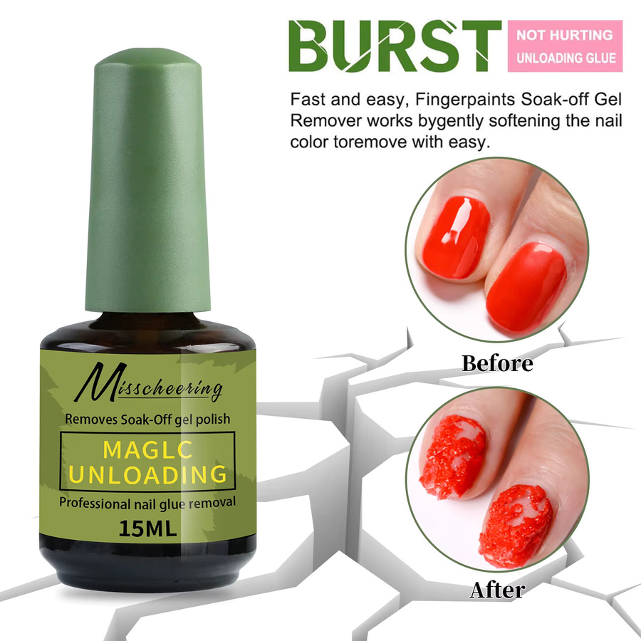 Misscheering Magic Fast Nagel-Gel-Nagellackentferner, 15 ml - Bild 2