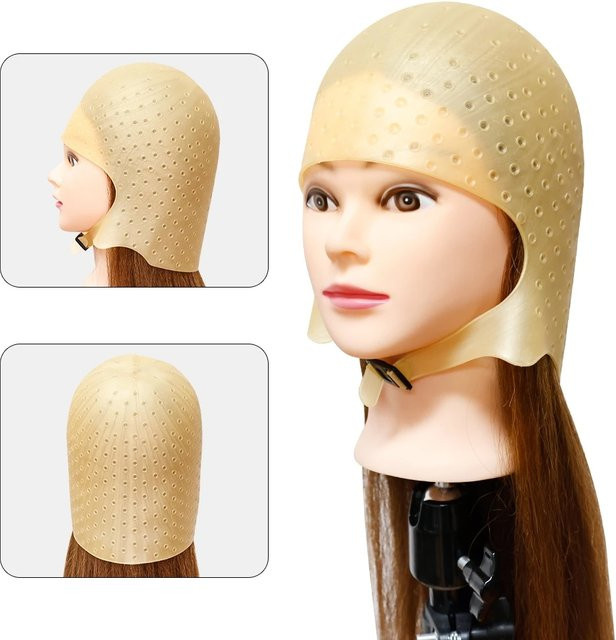 BARBERTOP Haarfärbekappe mit Nadel, Unisex - Bild 1