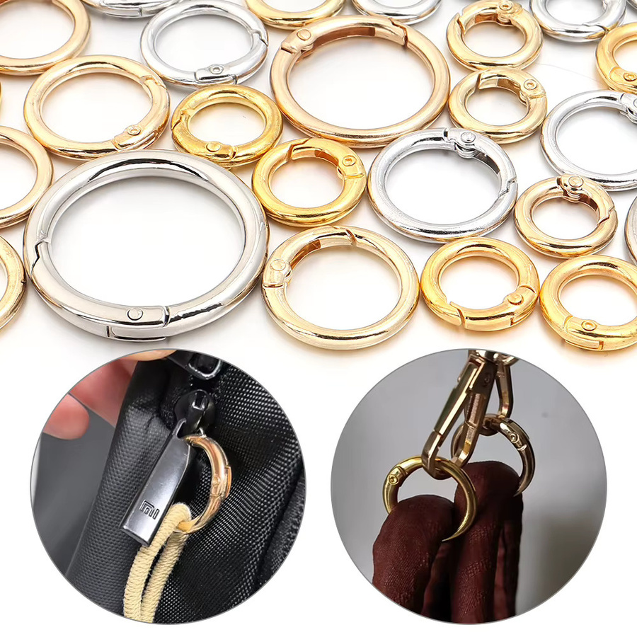 louleur Metall-O-Ring-Federkarabiner, Schnallenverbinder - Bild 2