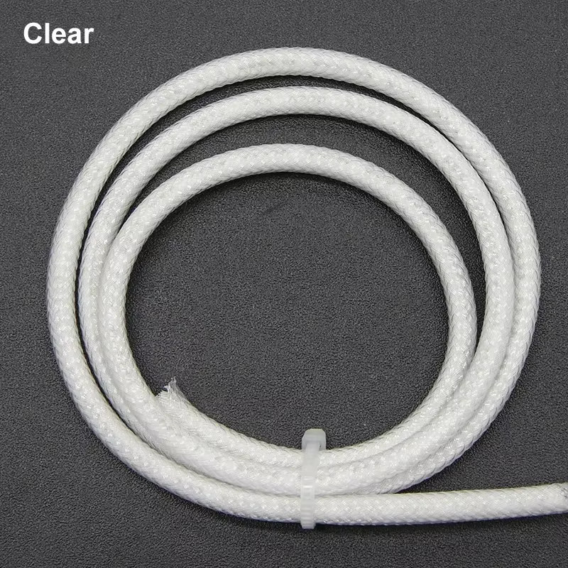Transparente Kabelschutzhülle aus hochdichtem Geflecht für Elektrokabel, Schlangenhaut-Design, Durchmesser: 2 mm bis 16 mm - Bild 5