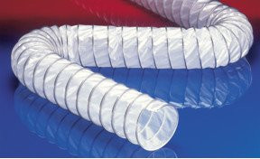 Norres Lüftungsschlauch und Absaugschlauch aus Polyethylen, transparent, Durchmesser: 12 cm, Länge: 6 m - Bild 1