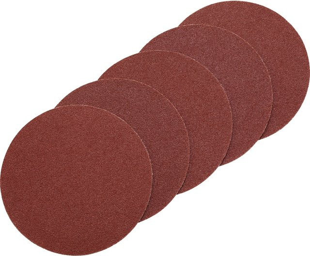 LUX-TOOLS Haftschleifauflage ungelocht Ø 125 mm K80 für Holz und Metall - Bild 1