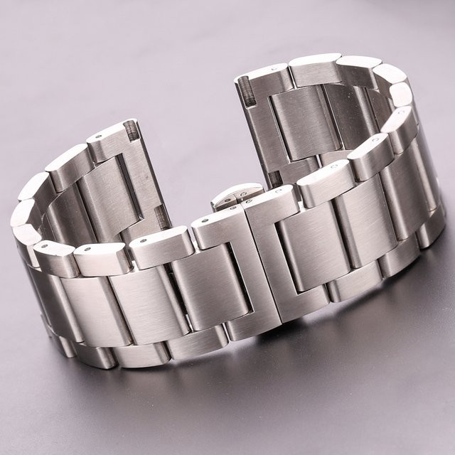 DUTRIEUX Uhrenarmband Edelstahl, Silber, Unisex - Bild 1