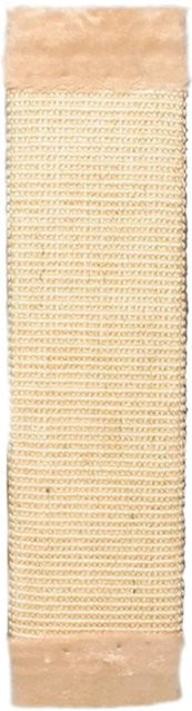 Jollypaw Kratzbrett für Katzen aus Sisal und Plüsch in Beige, Breite: 15 cm, Höhe: 62 cm - Bild 1