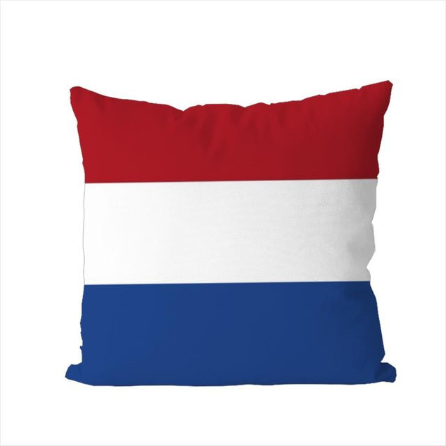 JMG Clothing Flagge Kissenbezug aus Plüsch in Rot, quadratisch, B/T/H: 45 x 45 x 45 cm - Bild 1
