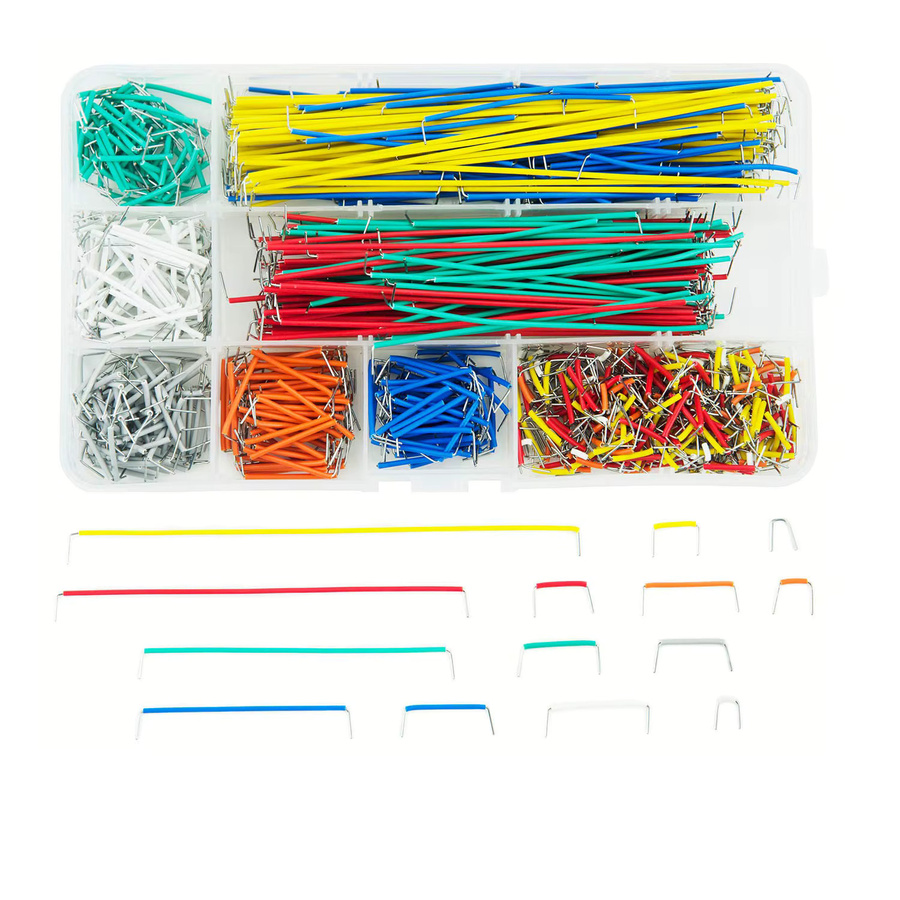 Lötfreie Steckplatinen mit 400/830 Verbindungspunkten und 840 Verbindungsleitungskabeln für Arduino Prototyping DIY Elektronikprojekte, Mehrfarbig - Bild 2