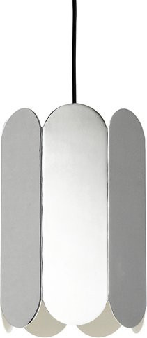 HAY Arcs Leuchtenschirm Set aus Metall in Silber - Bild 1