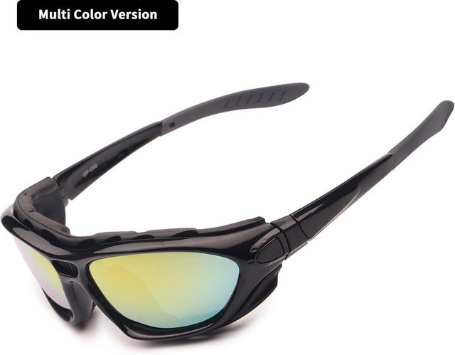 BC-Warm Home Motorradbrille Aviator, Vollrand, Kunststoff, Herren, transparent, black - Bild 1