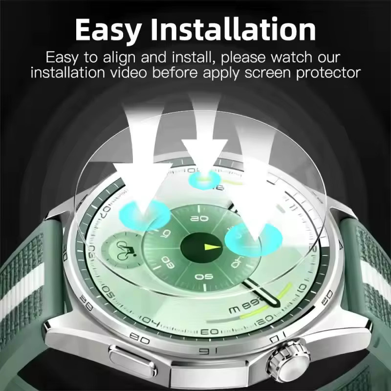 Displayschutz Glas, Huawei Watch GT 6, GT6 Pro, GT5, GT5 Pro - Bild 4