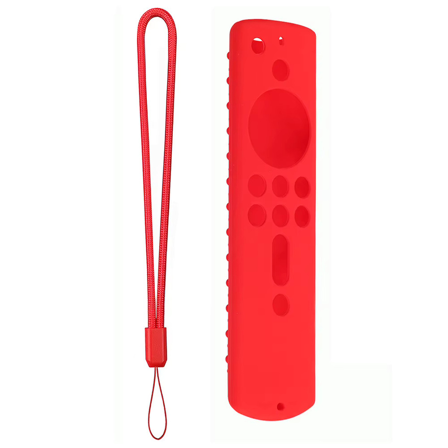 APWIKOGER All-Inclusive Fernbedienung Schutzhülle mit Lanyard für Amazon Fire TV Stick 4K 2018 in Grün und Rot - Bild 3