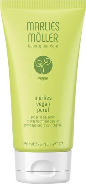 Marlies Möller Vegan Pure! Sugar Scalp Scrub, Gel, Zitronengras, Weißer Tee - Bild 1