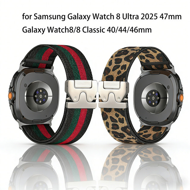 Uhrenarmband Samsung Galaxy Watch, geflochtenes elastisches Sportarmband, Textil/NATO, Unisex - Bild 1