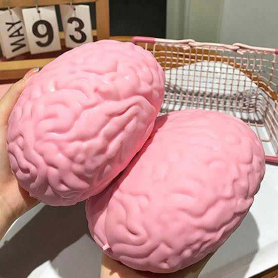 Zoeneed Riesiges Simulations-Gehirn Knetspielzeug Rosa 1-teiliges Set - Bild 3