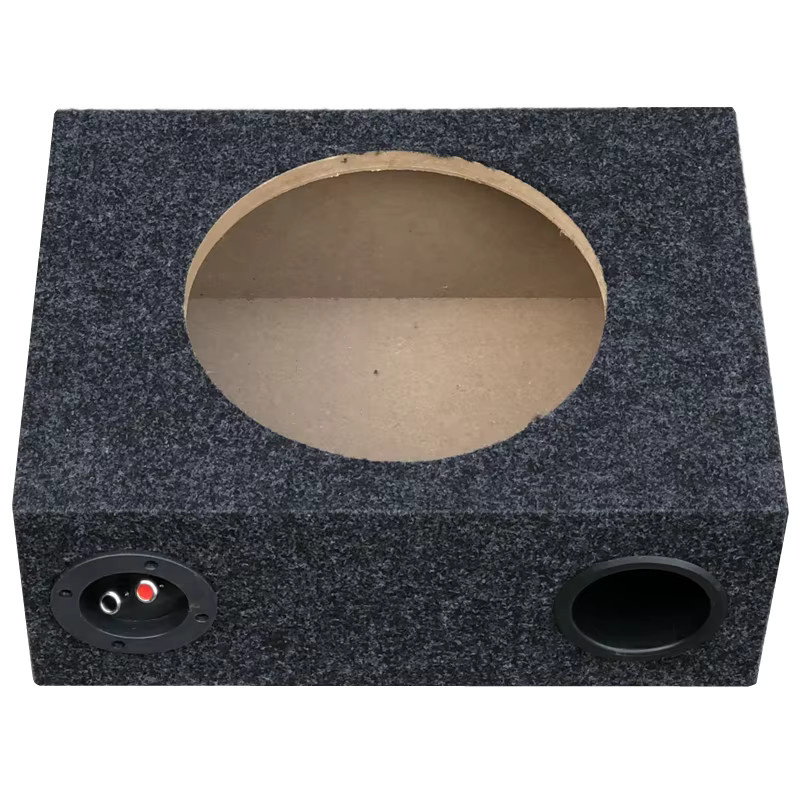 Cbirds Ultra-Dünnes Subwoofer-Gehäuse aus Holz in Schwarz für 8, 10 oder 12 Zoll Lautsprecher - Bild 3