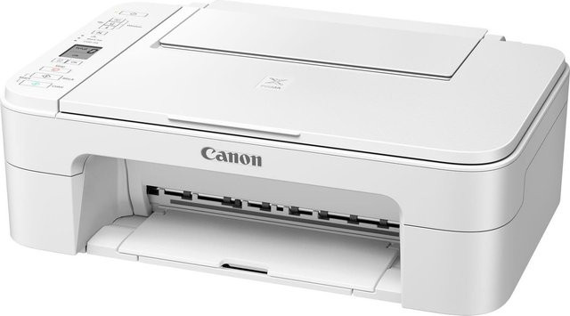 Canon PIXMA TS3351 Tintenstrahldrucker in Weiß mit Drucken, Scannen und Kopieren, WLAN und USB-Anschluss, 4800 x 1200 DPI, A4 - Bild 1