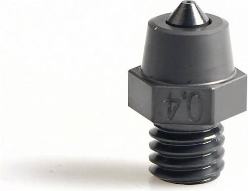 Phaetus 3D Drucker Düse aus Tungsten Carbide für Volcano Nozzle, 0,4 mm, Grau - Bild 1