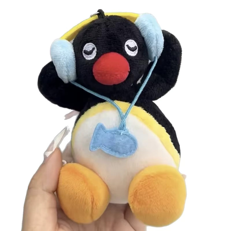 TAKARA TOMY Pinguin-Plüsch-Schlüsselanhänger, Stoffpuppe, Blau - Bild 6