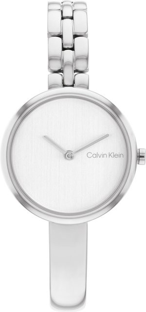 Calvin Klein Armbanduhr Quarz, Edelstahl, Silber, Damen - Bild 1