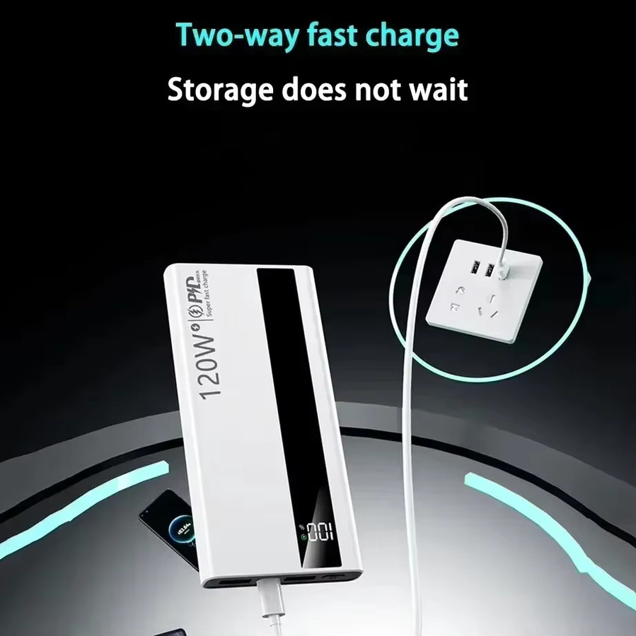 Lenovo 3C Powerbank mit 50000 mAh Kapazität und 120W Schnellladung in Schwarz - Bild 4