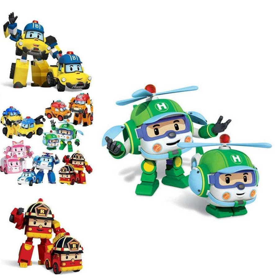 Robocar Poli Spielzeugauto Roy + Haley mit Actionfigur ab 3 Jahren - Bild 5