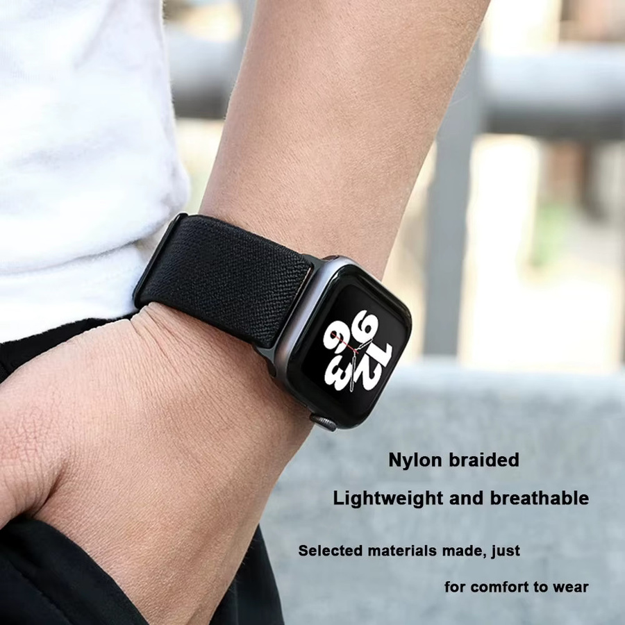 XTargo Uhrenarmband Solo Loop, Nylon, Schwarz, Unisex - Bild 3