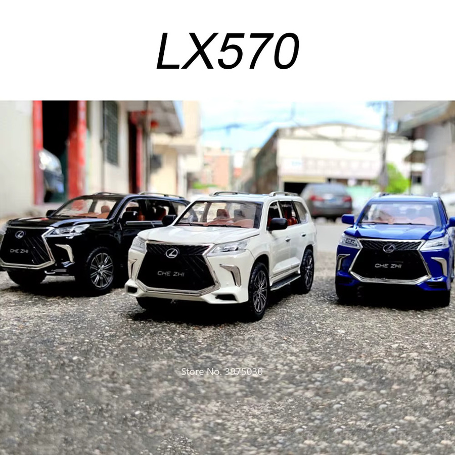 caipo LX570 LX600 SUV, Spielzeug Autos Modelle, 1:24, Metall, Licht und Sound - Bild 5