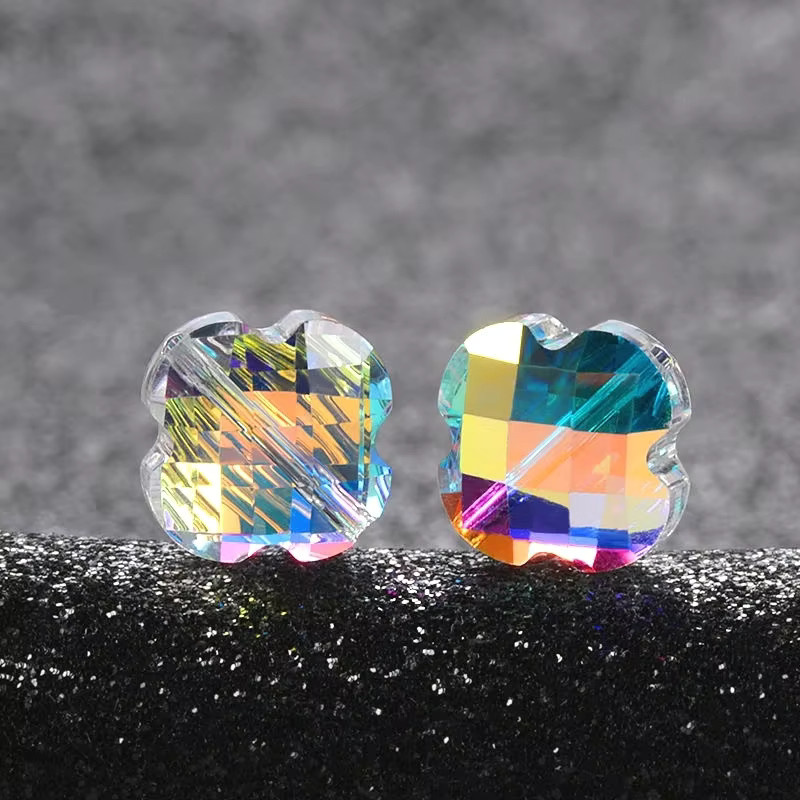 SMI Fine Glasperlen, Kreuzförmig, 12 mm, 50 Stück - Bild 2
