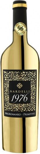 Nardelli 1976 gold, Negroamaro Primitivo, trocken, Rotwein, 2023, 0,75 l - Bild 1