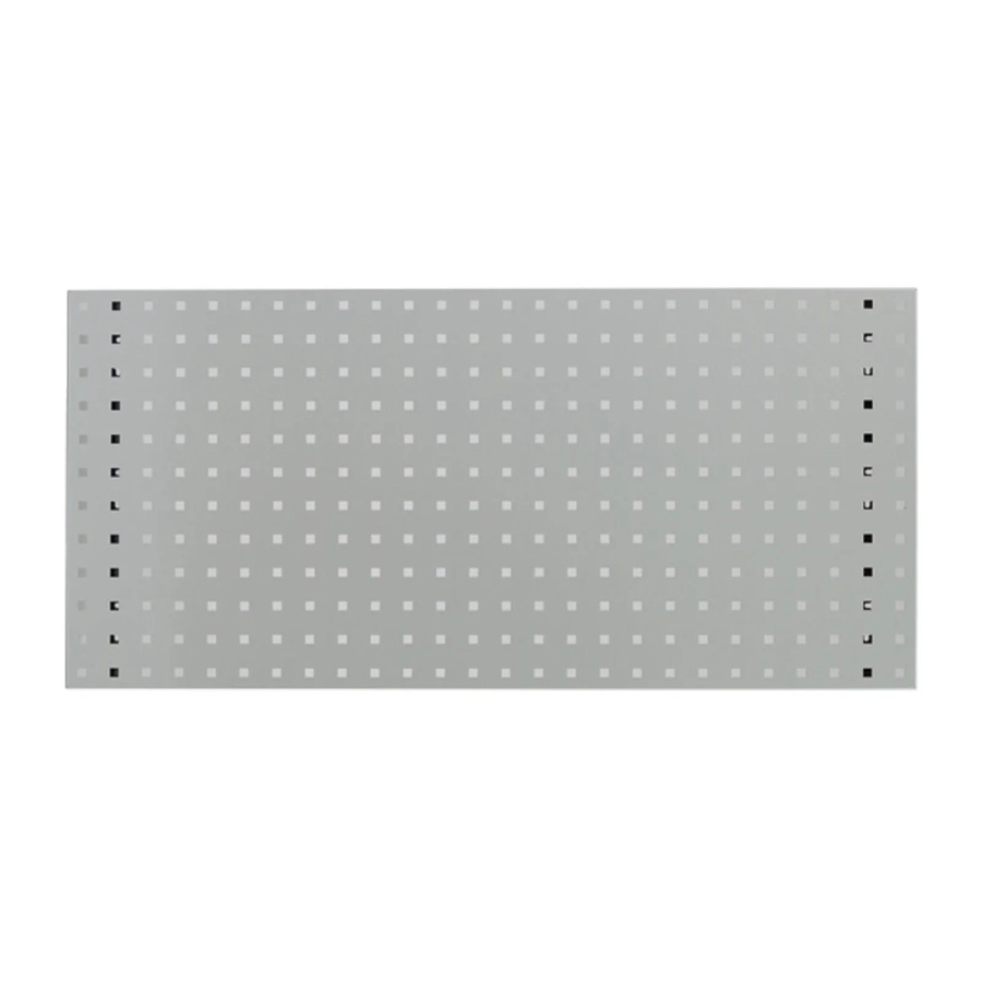PROREGAL Lochplatte aus Stahl in Grau B: 98,7 cm, H: 45,6 cm - Bild 2