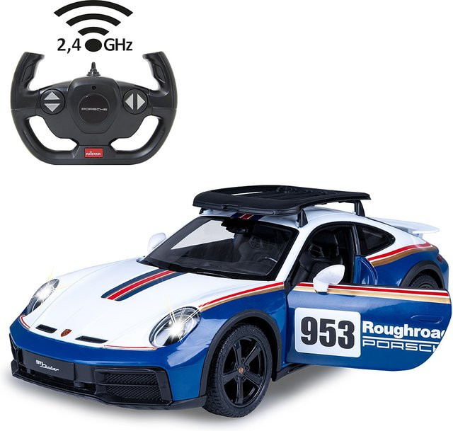 JAMARA Porsche 911 Dakar Performance ferngesteuertes Fahrzeug 1:14 blau ab 6 Jahren - Bild 6