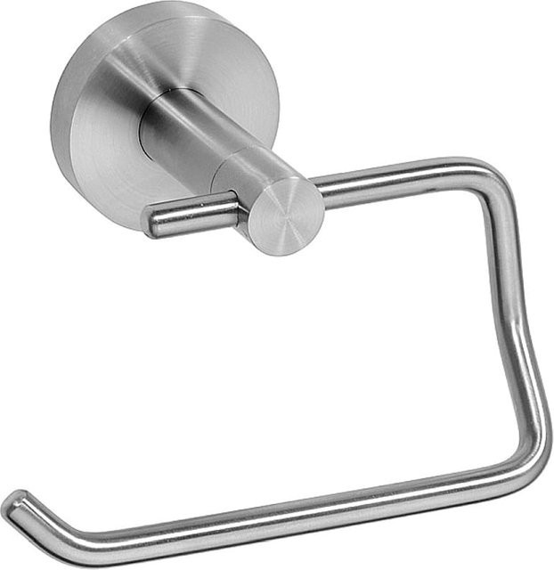 Brillantbad Papierrollenhalter ohne Deckel Edelstahl matt Silber B/T/H: 14,5 x 12,0 x 9,8 cm - Bild 1