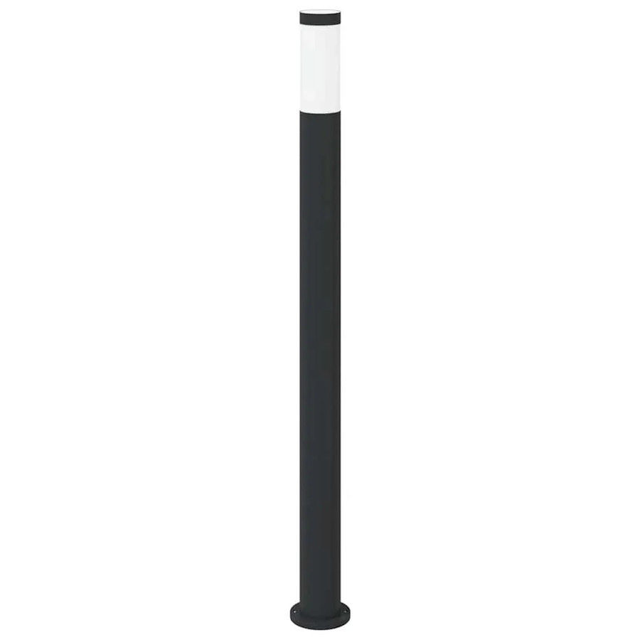 vidaXL Pollerleuchte Edelstahl Schwarz IP44 Höhe: 110 cm - Bild 2