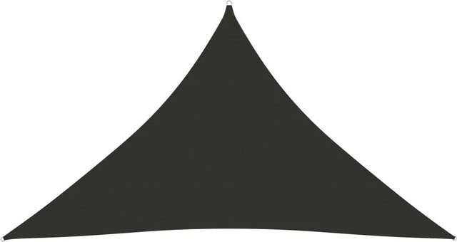 vidaXL Sonnensegel aus PU-beschichtetem Oxford-Gewebe, dreieckig, Anthrazit, B/T/H: 5 x 5 x 6 m - Bild 1