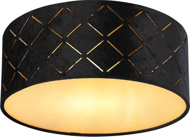 Globo Deckenleuchte Sunna 1-flammig Schwarz Matt aus Metall und Kunststoff mit E27 Fassung, Höhe: 26 cm, Durchmesser: 10 cm - Bild 2