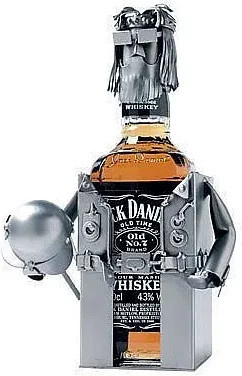 Whiskeyhalter Jacky Schraubenmännchen von Hinz & Kunst aus Metall in Silber - Bild 1