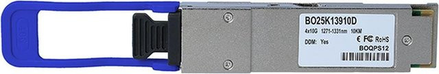 BlueOptics QSFP-40G-PLR4 Transceiver kompatibel mit Supermicro, MPO/MTP, 40GBASE-PLR4, Singlemode Fiber, 1310nm, 10KM, Blau - Bild 1