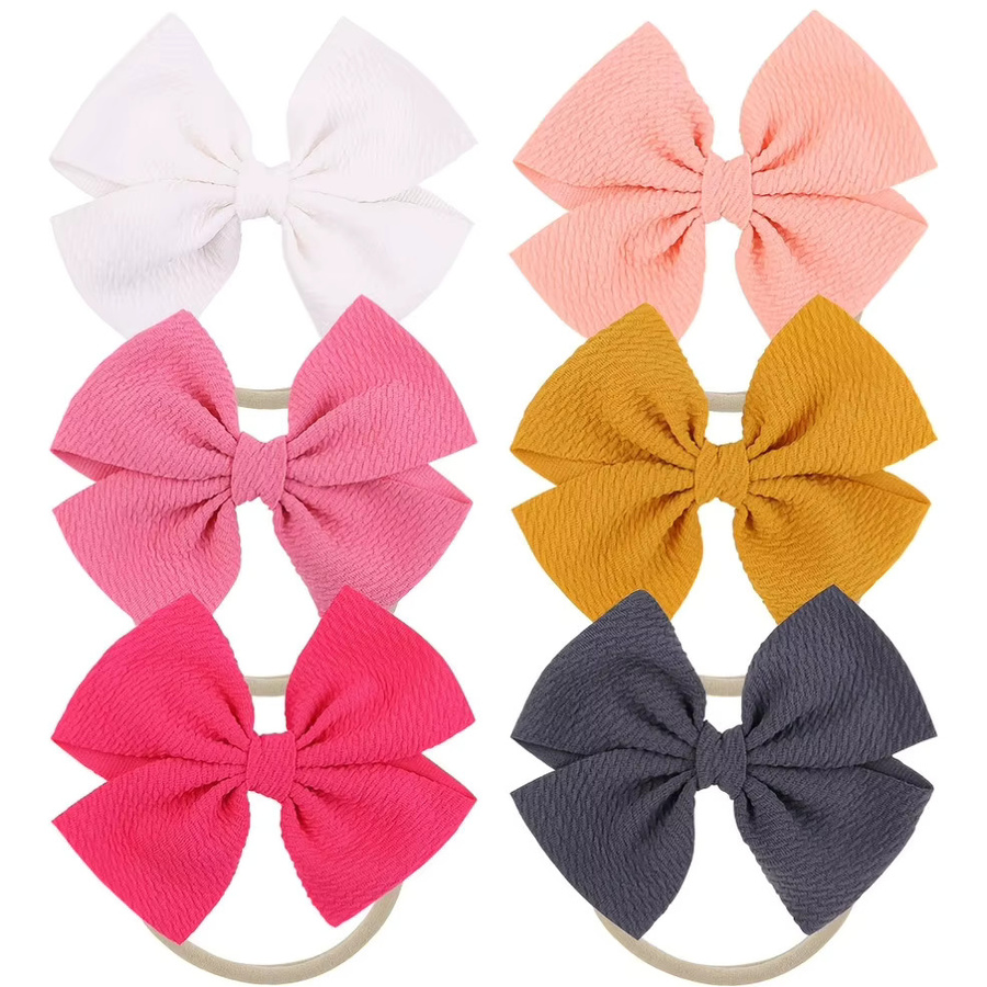 Baby Bows Haarschleifen mit Grosgrain-Band, 6/10/20 Stück, Kinder - Bild 3