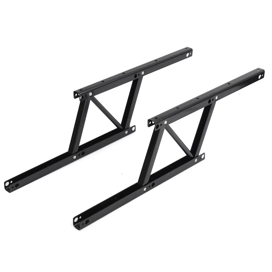 Odavis Feder-Couchtischmechanismus Set mit 2 Paar hochklappbaren Federscharnieren in Schwarz, B: 38 cm, H: 16,5 cm - Bild 3