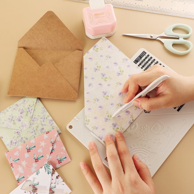 Professionelles Scoring Board für Scrapbooking und Origami in Blau aus Kunststoff - Bild 1