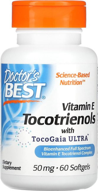 Doctor's Best Tocotrienole mit EVNol SupraBio, 50 mg, 60 Kapseln, Unisex - Bild 1