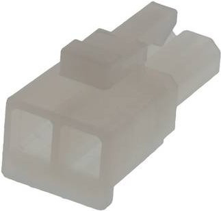 Molex Buchsengehäuse-Kabel transparent mit 2 Polzahl und 4.8mm Rastermaß 15311022 - Bild 1